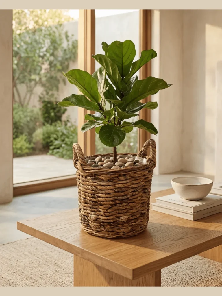Woven Abaca Fiber Plant Covers