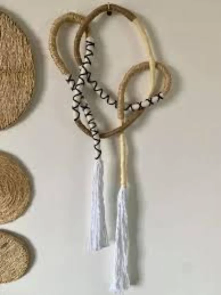 Woven Jute Rope Decorative Knot Ornaments