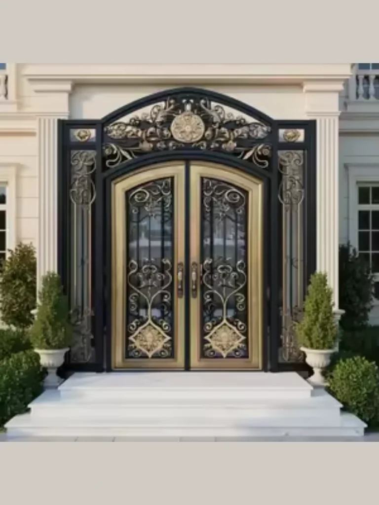 Wrought Iron Grill Work for Mediterranean Charm