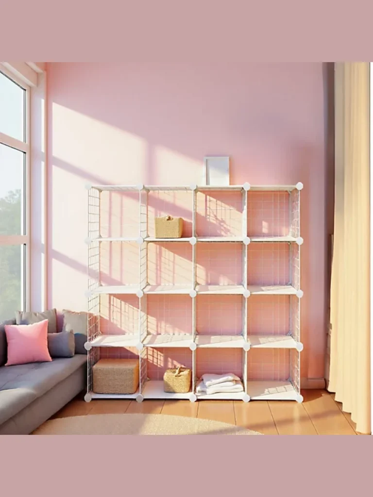 modular cube shelving units for customizable storage
