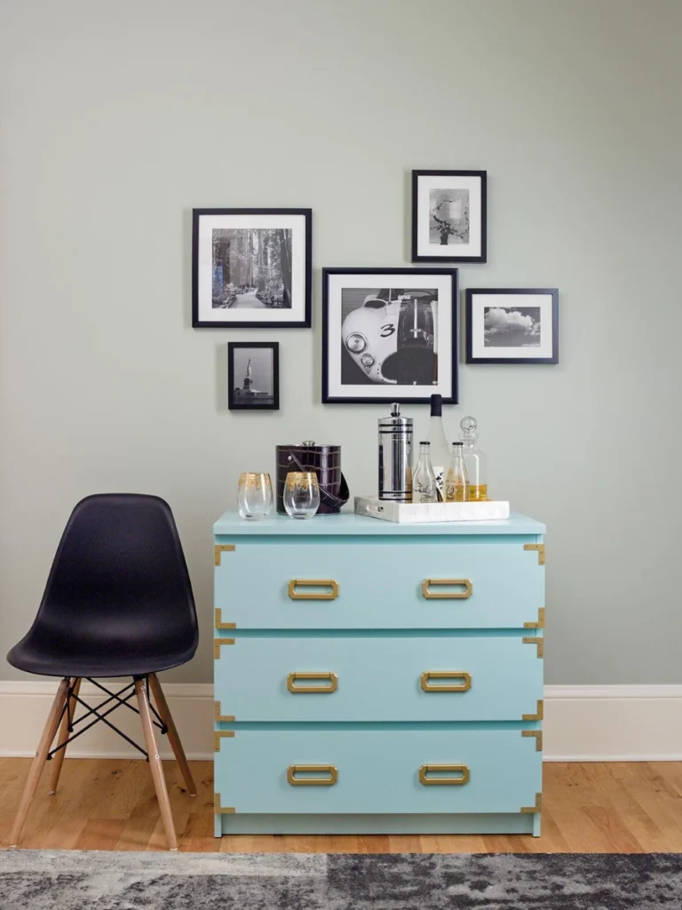 refreshing old dressers with new hardware