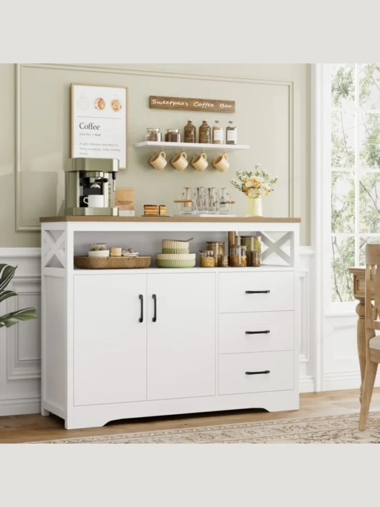 slim sideboards for coffee stations