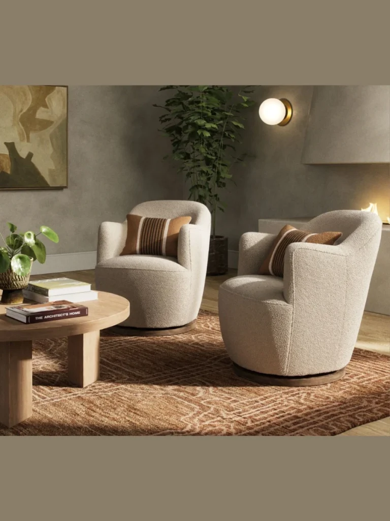 upholstered accent chairs for cozy corners