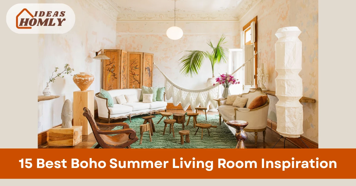 Boho Summer Living Room Inspiration