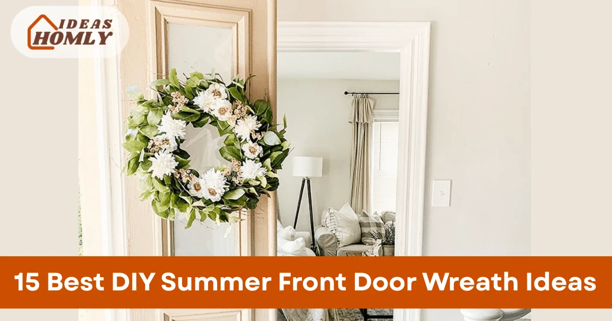 DIY Summer Front Door Wreath Ideas