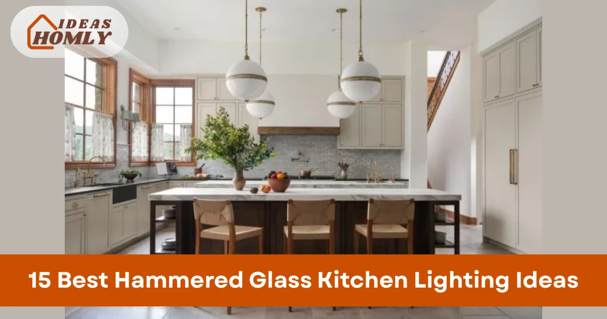 Hammered Glass Kitchen Lighting Ideas