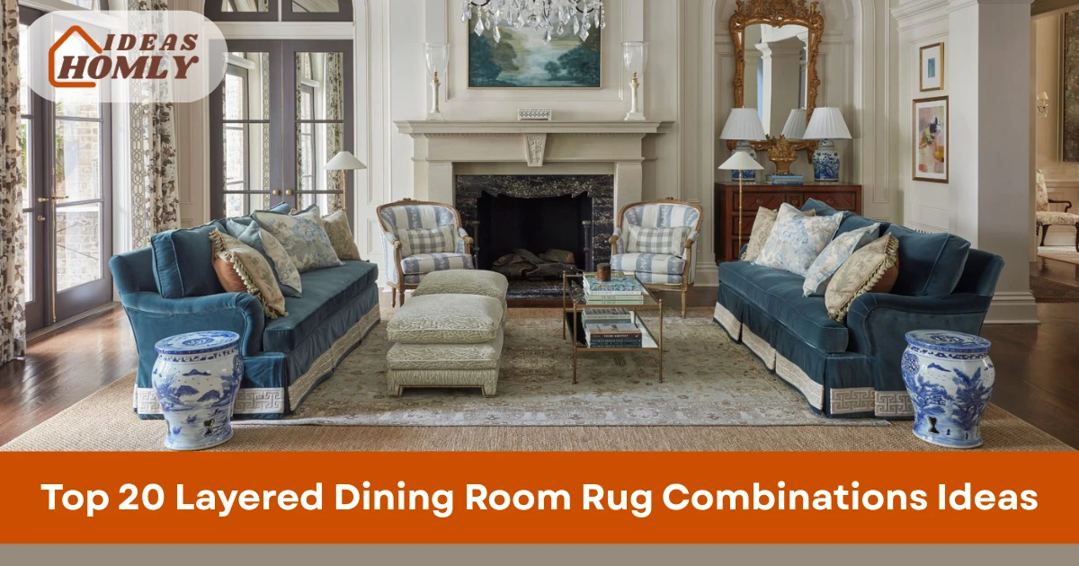 Layered Dining Room Rug Combinations Ideas