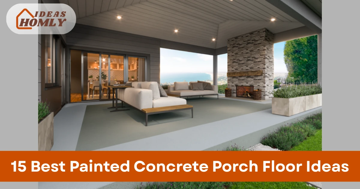 Painted Concrete Porch Floor Ideas