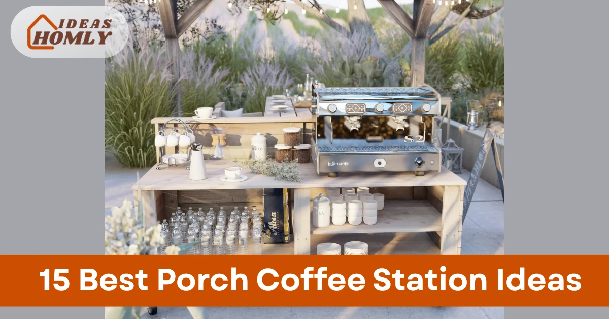 Porch Coffee Station Ideas