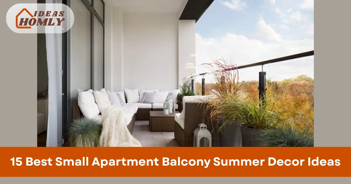 Small Apartment Balcony Summer Decor Ideas