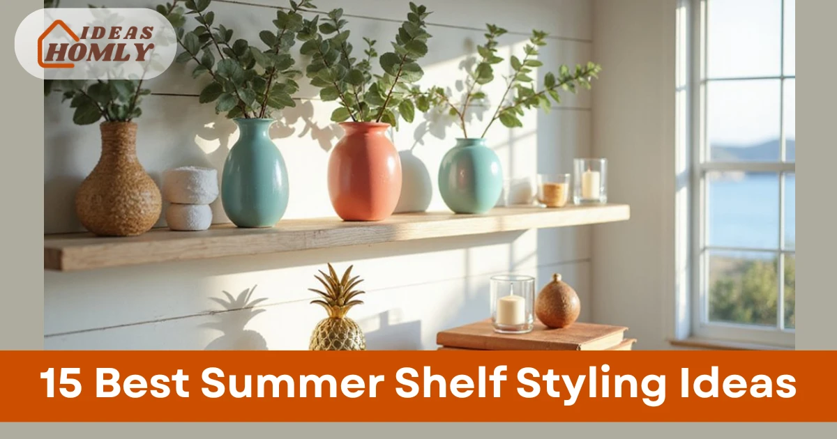 Summer Shelf Styling Ideas