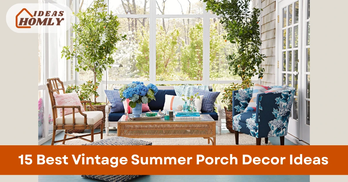 Vintage Summer Porch Decor Ideas