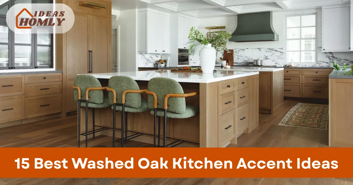 Washed Oak Kitchen Accent Ideas