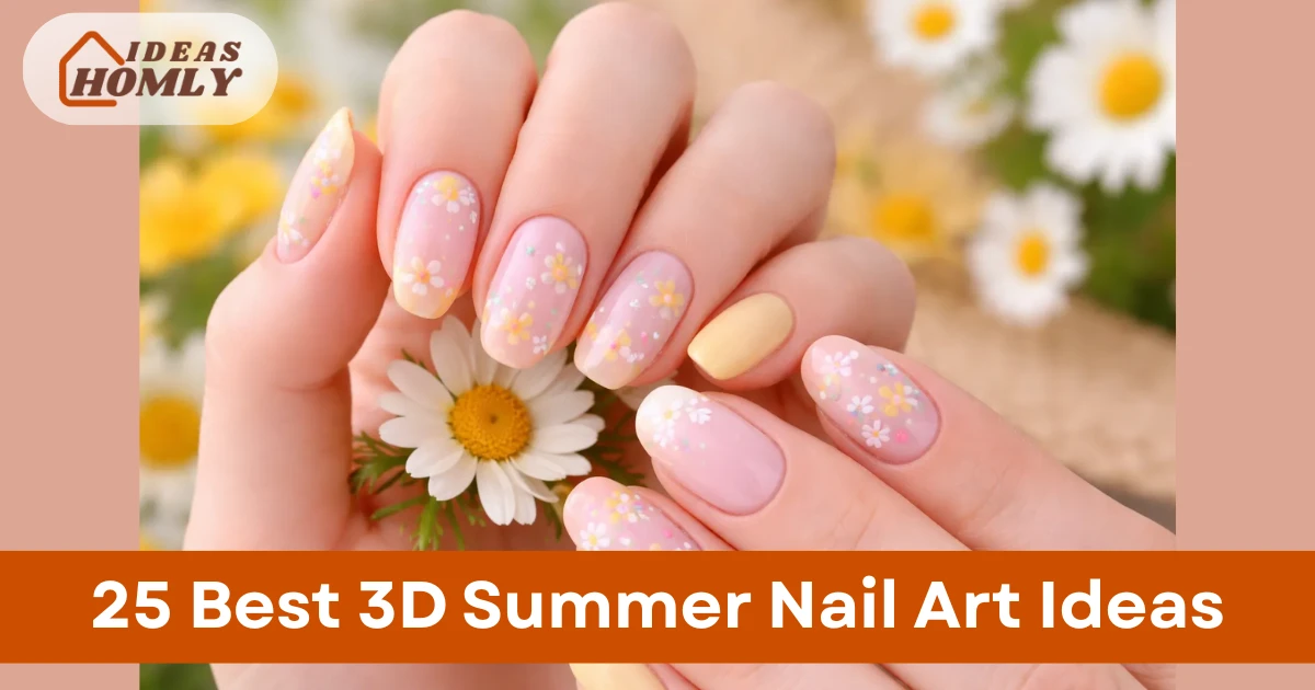 3D Summer Nail Art Ideas