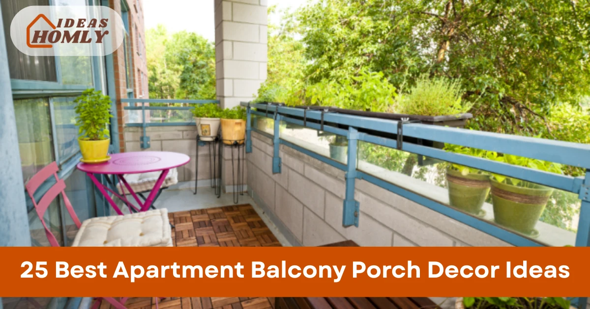 Apartment Balcony Porch Decor Ideas