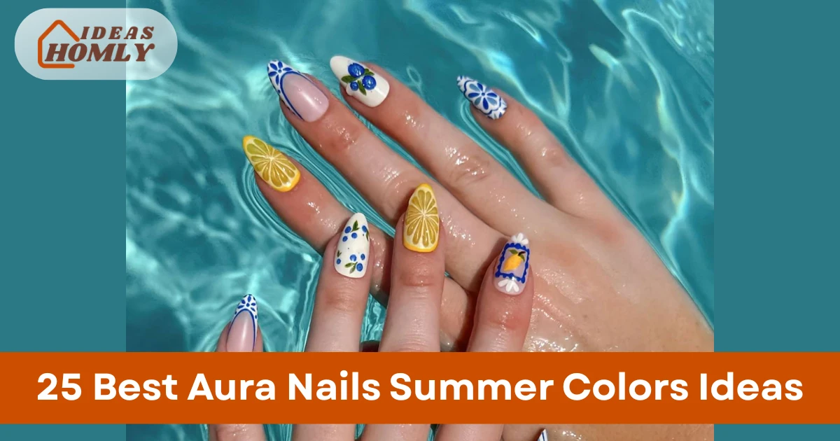 Floral Summer Gel Nails Ideas