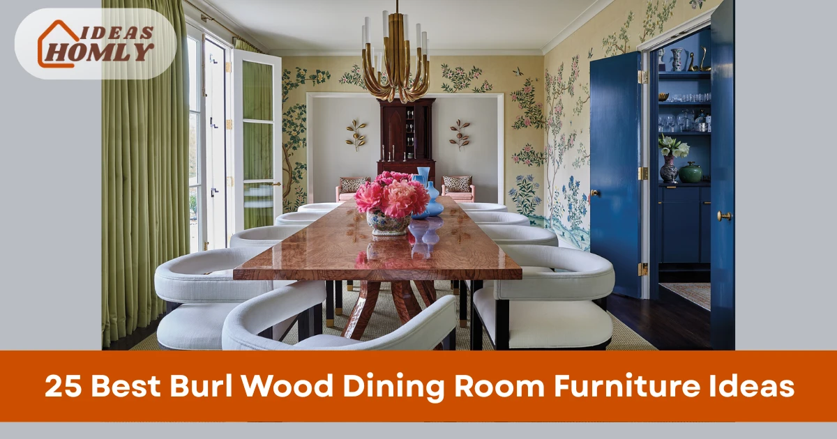 Burl Wood Dining Room Furniture Ideas
