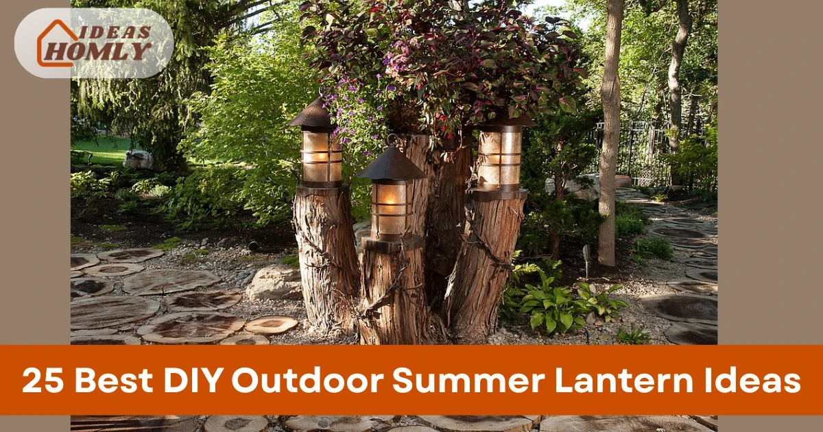 DIY Outdoor Summer Lantern Ideas