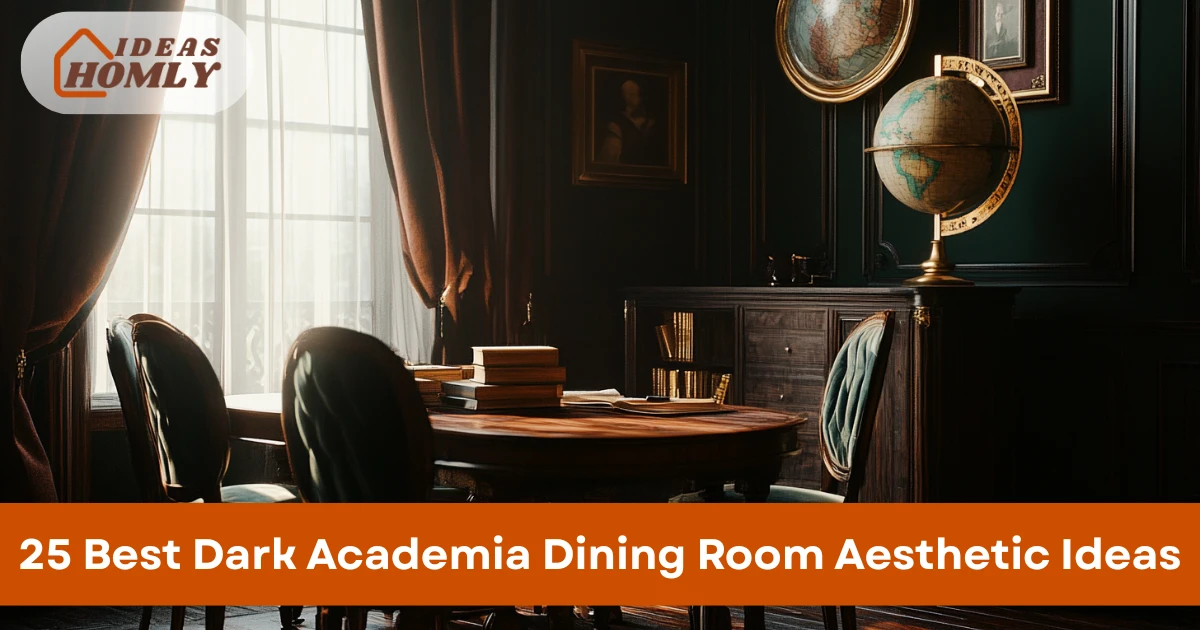 25 Best Dark Academia Dining Room Aesthetic Ideas for High Styles