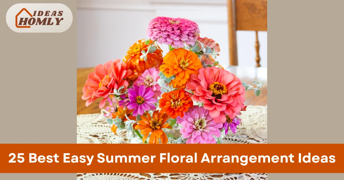 Easy Summer Floral Arrangement Ideas