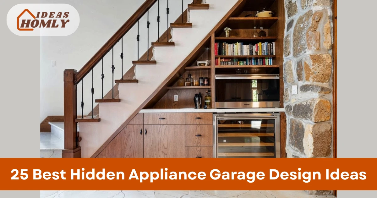 Hidden Appliance Garage Design Ideas