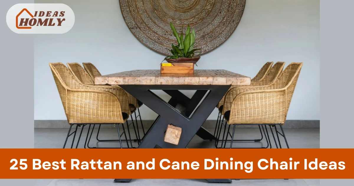 Rattan and Cane Dining Chair Ideas