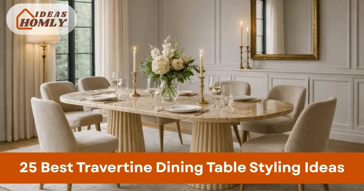 25 Best Travertine Dining Table Styling Ideas for High Styles