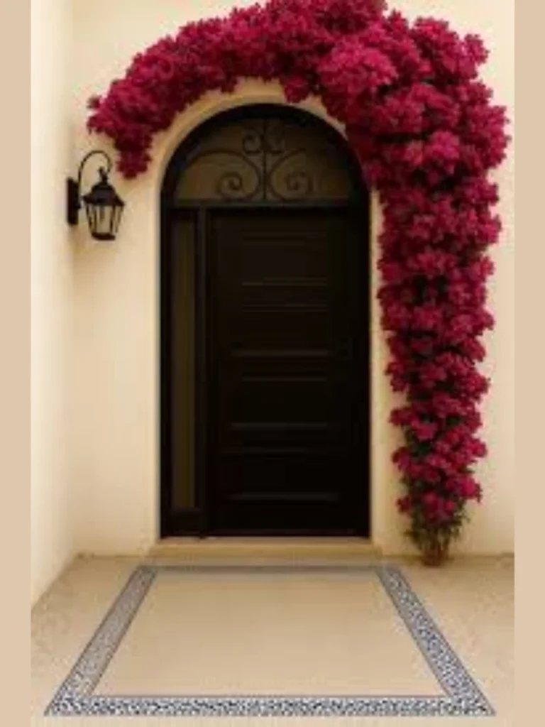 Adorn Empty Corner Layouts with a Faux Bright Pink Bougainvillea