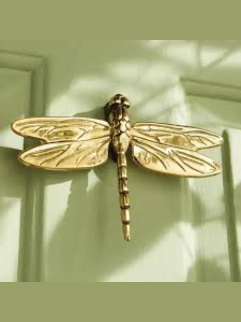 Antique Brass Decorative Dragonfly Door Knockers