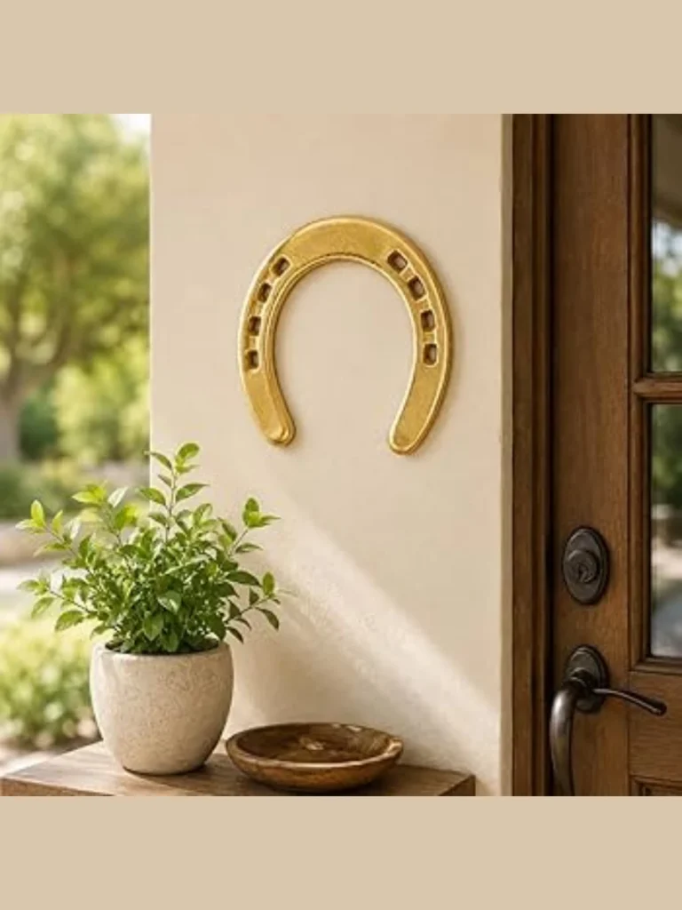 Antique Brass Decorative Horseshoe Accents