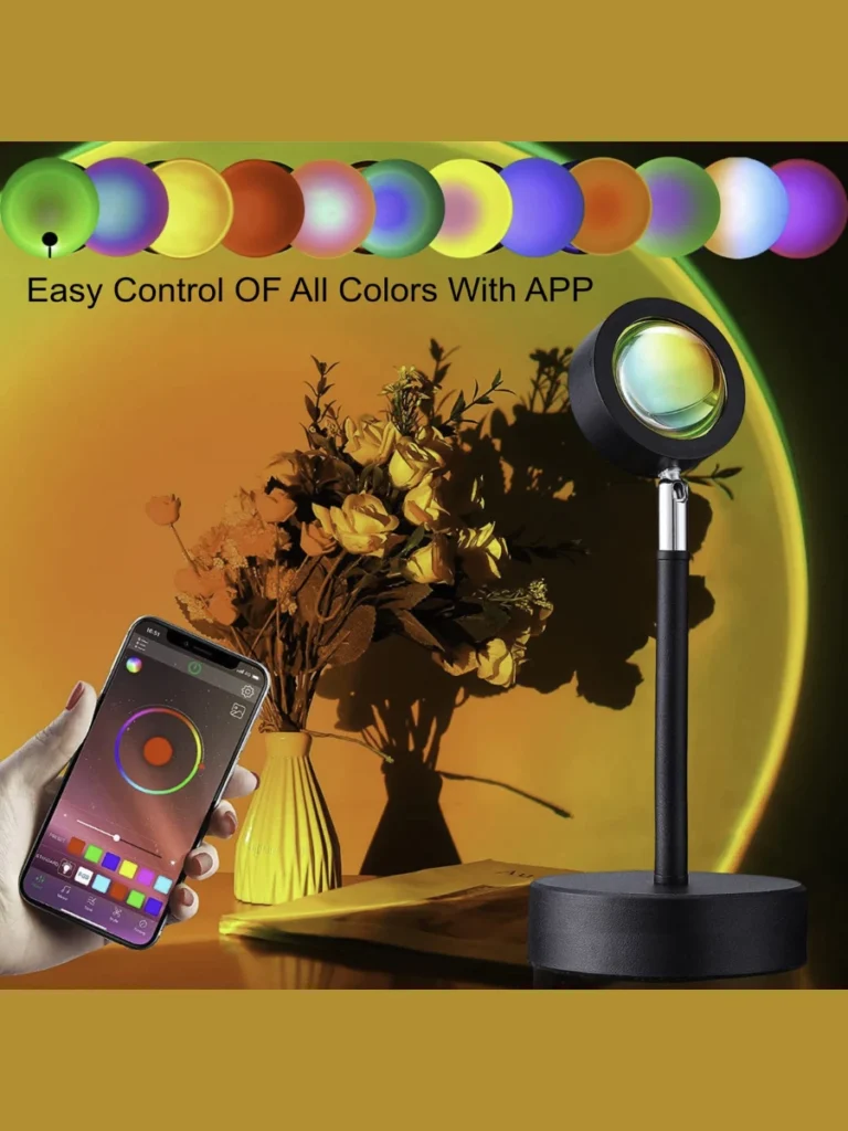 App Controlled Smart Sunset Projection Lamps