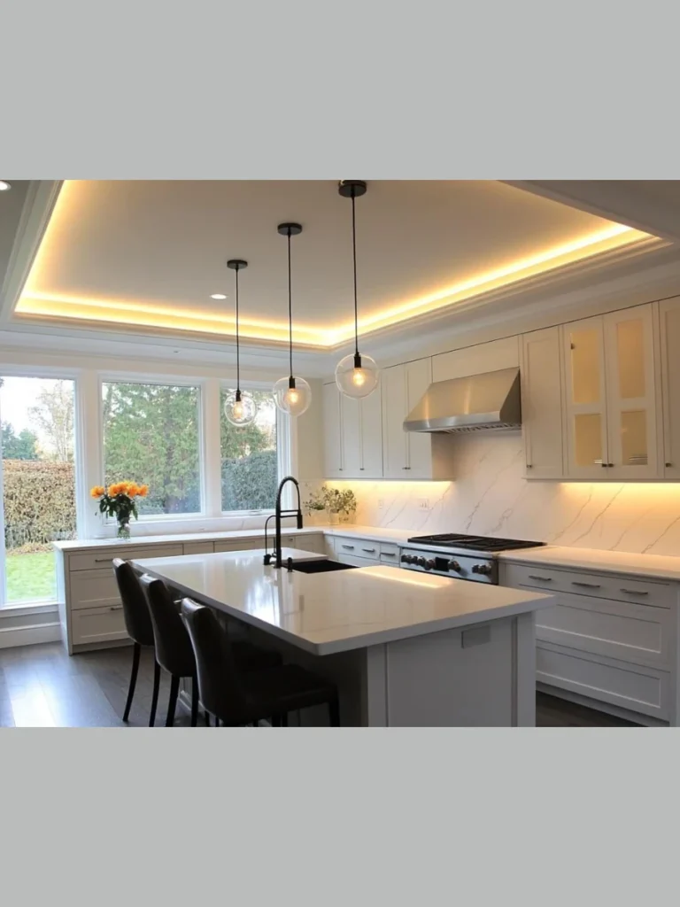 Architectural Ceiling Gypsum Cove Lighting Tracks