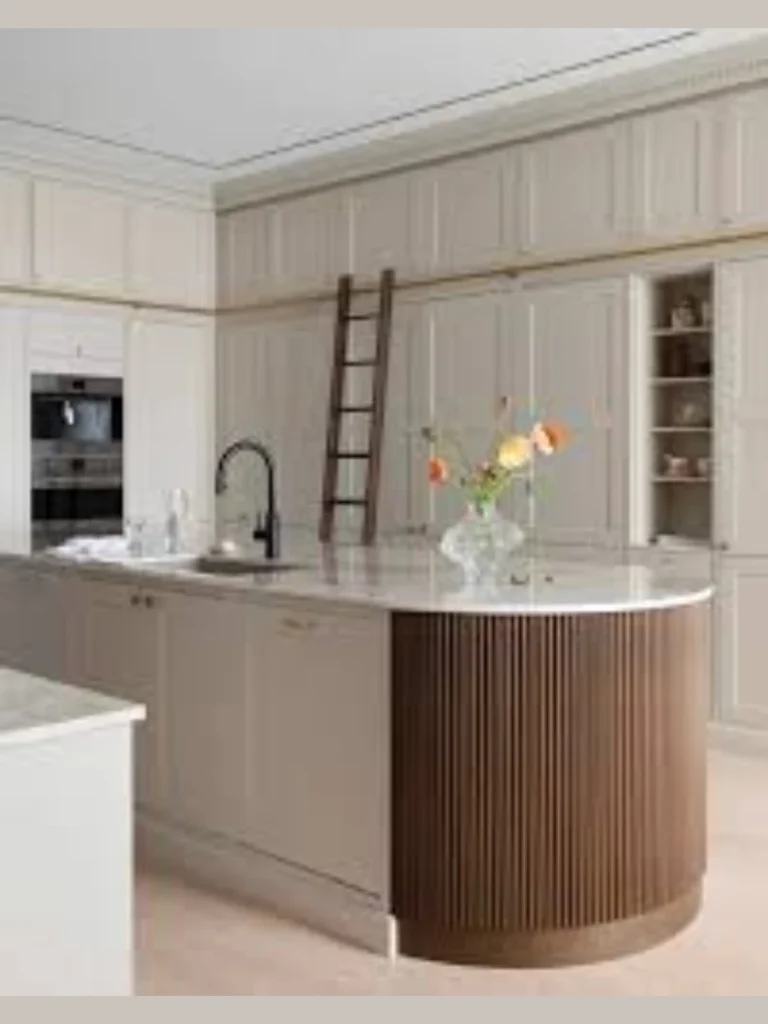 Bespoke Softly Curved Island End Details
