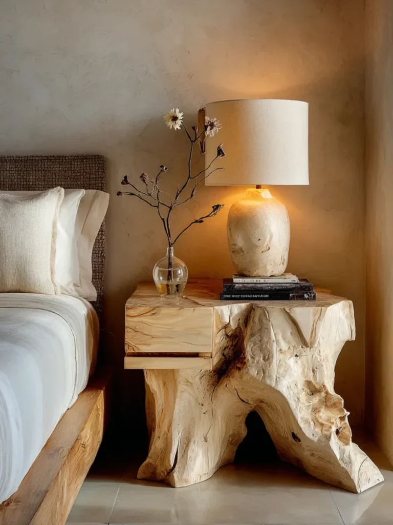Bleached Driftwood Bedside Tables