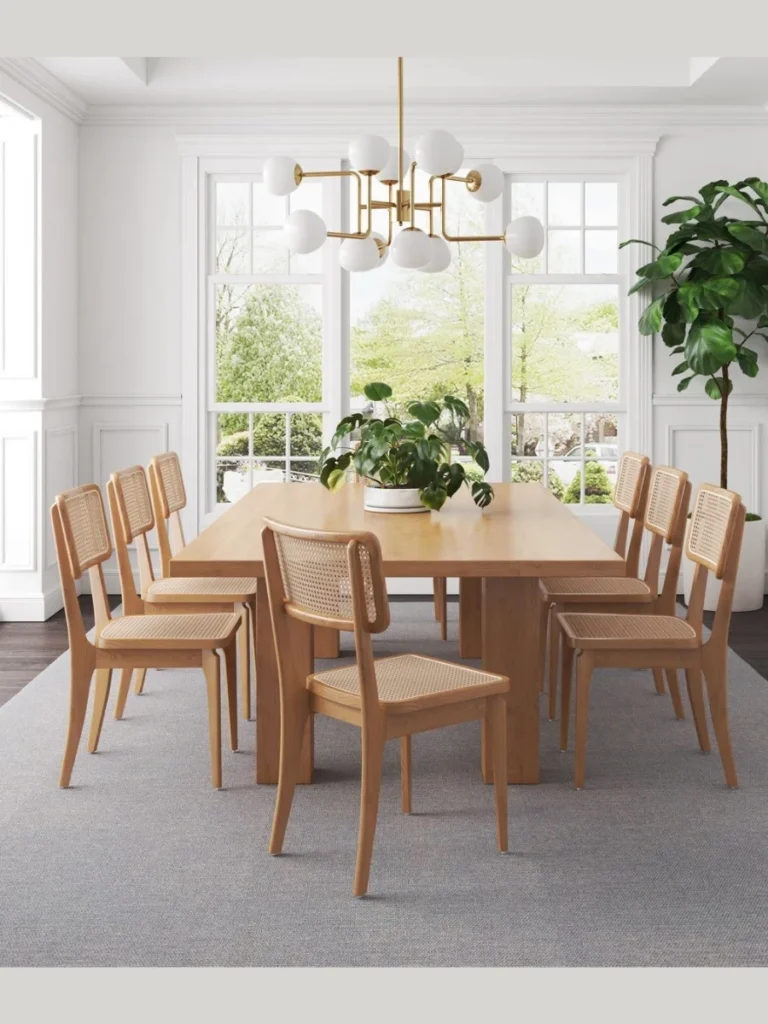 Bohemian Bentwood Loops with Golden Cane Inserts
