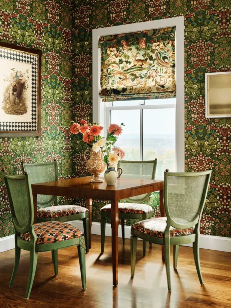 Bold Jewel Toned Wall Panels