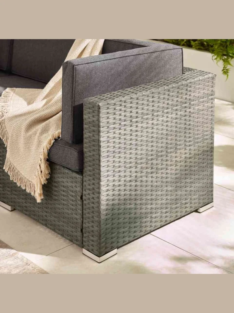 Broken Rattan Settee Rope Wrap Repairs
