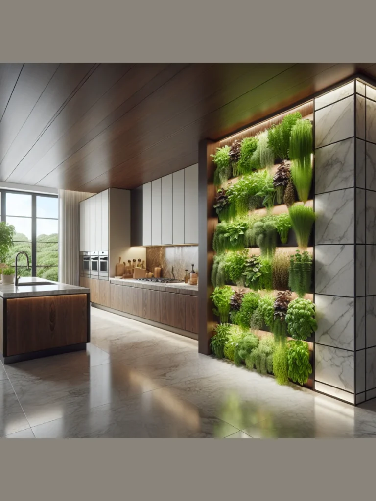 Built In Vertical Living Salad Walls