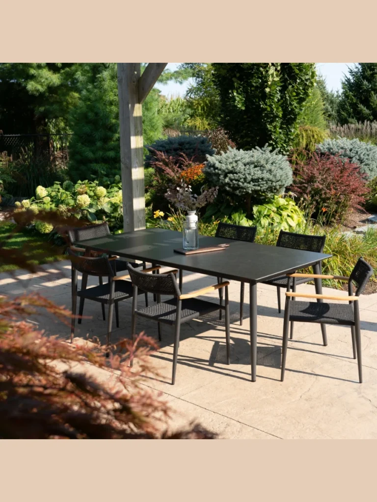 Charcoal Indoor Outdoor Base With Delicate Silk Blend Toppers