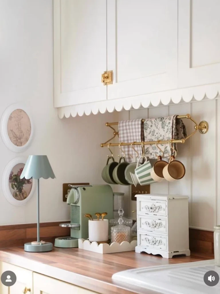 Chunky Shaker Base Moldings Framing Scalloped Gables