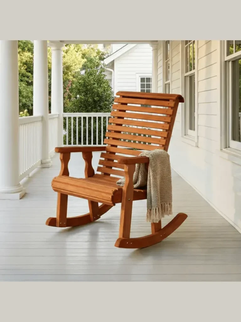 Classic Outdoor Wooden Rocking Chairs