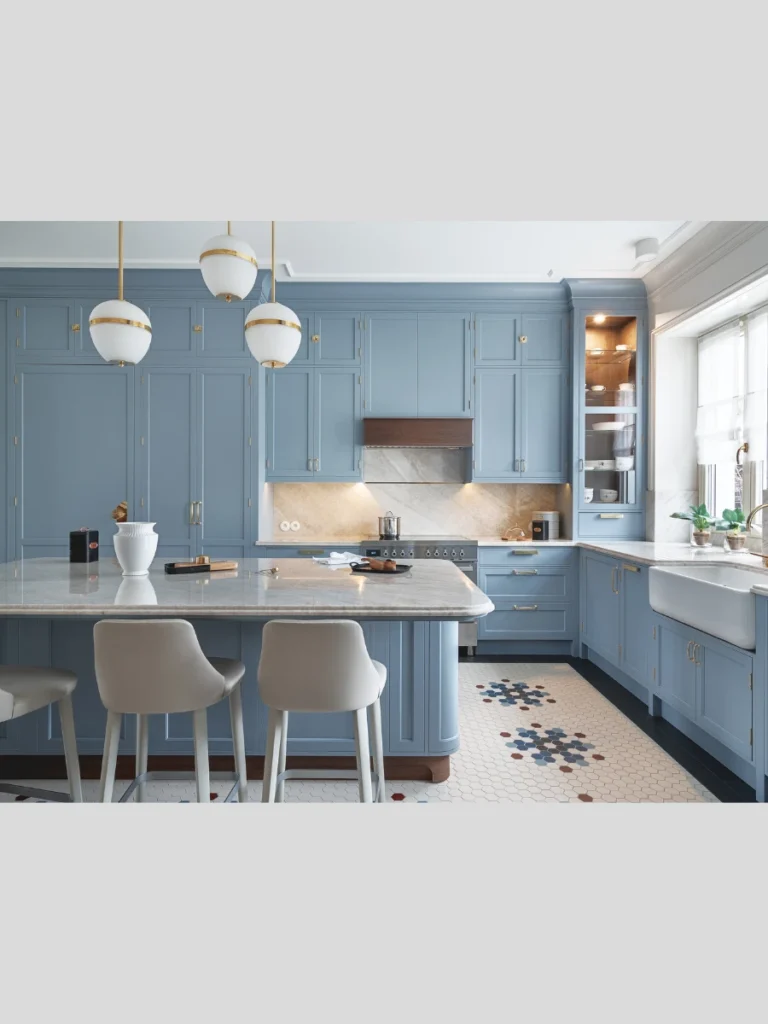 Clean Lined Shaker Cabinets with Modern Proportions