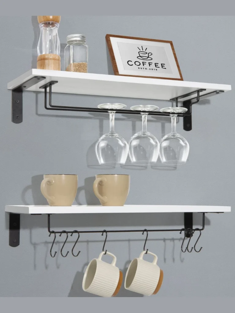Clear Acrylic Hanging Floating Shelves 