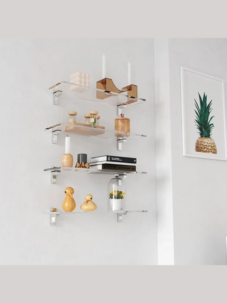 Clear Acrylic Hanging Floating Shelves