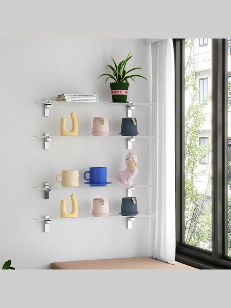 Clear Acrylic Hanging Floating Shelves