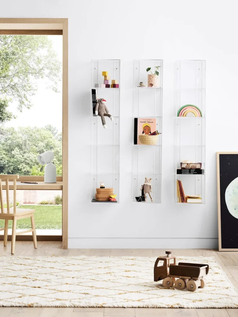 Clear Acrylic Hanging Floating Shelves