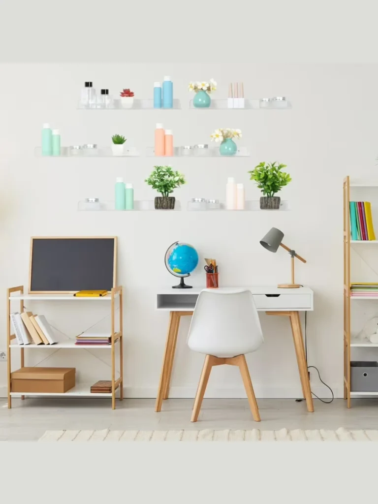 Clear Acrylic Hanging Floating Shelves