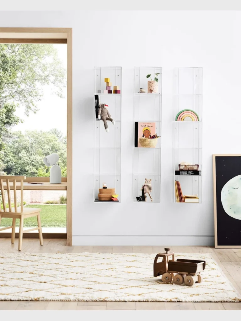 Clear Acrylic Hanging Floating Shelves