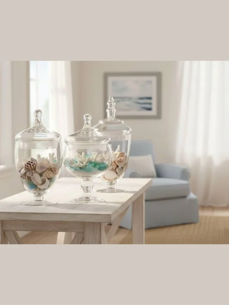 Clear Glass Apothecary Match Jars