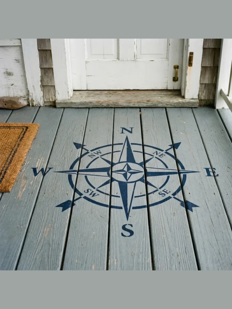 Compass Rose Mediterranean Focal Stencils